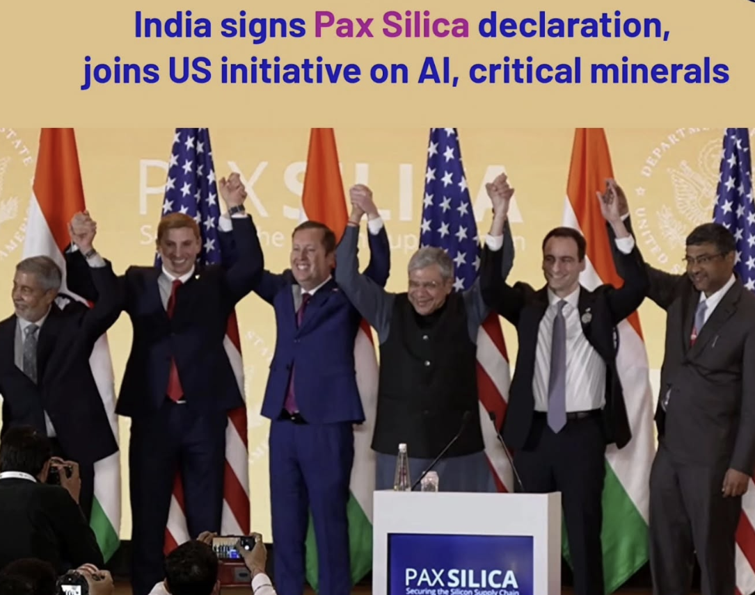 India joins U.S.-led Pax Silica tech alliance